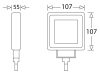 720169 Luminex LED Munkalámpa - 1710 Lumen, 9-33V + 0,35 m kábel