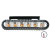722393 Luminex LED FIGYELMEZTETŐ LÁMPA borostyán, 9-33V + 0,25 M KÁBEL