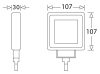 723629/Spot Luminex LED Munkalámpa, pont fény - 650 Lumen, 9-33V + 0,35 m kábel