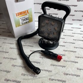   724382 Luminex LED Munkalámpa,  mágneses alap - 1600 LUMEN, 12-24V + 3 m kábel
