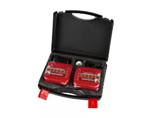 725345 Luminex 2x LED-es hátsó mágneses, vezeték nélküli csoportos lámpa szett, 3 kamrás, 12V + WIFI