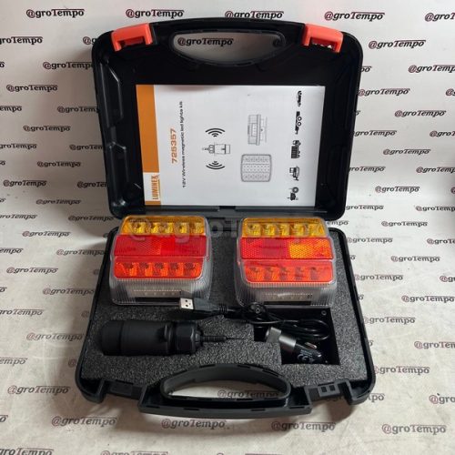 725357 Luminex LED Hátsó mágneses, vezeték nélküli csoportos lámpák 2 kamrás, 12-24V + WIFI