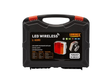 725357 Luminex LED Hátsó mágneses, vezeték nélküli csoportos lámpák 2 kamrás, 12-24V + WIFI