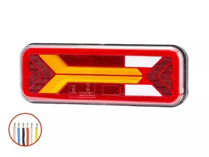 725861 Luminex LED Hátsó lámpa dinamikus jelzővel + 0,3 m kábel - bal
