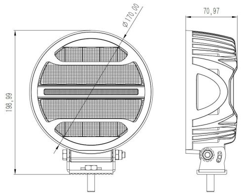725864 Luminex LED menet lámpa helyzet lámpával 9000 lm
