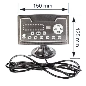 726103 Luminex LED VILÁGÍTÓSÁV VEZÉRLŐPANELLEL, 1492 MM, 12-24V, SÁRGA