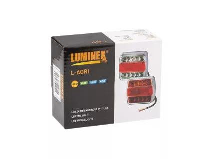 726179 Luminex LED Hátsó lámpa 2 kamrás, 9-33V + 0,15 m kábel