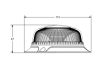 726200 Luminex LED sárga villogó, 12-24V