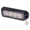 727452 Luminex LED FIGYELMEZTETŐ LÁMPA borostyánsárga, 9-33V + 0,3 M KÁBEL