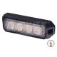 727452 Luminex LED FIGYELMEZTETŐ LÁMPA borostyánsárga, 9-33V + 0,3 M KÁBEL