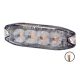 727461 Luminex 4x LED FIGYELMEZTETŐ LÁMPA borostyán, 9-33V + 0,15 M KÁBEL