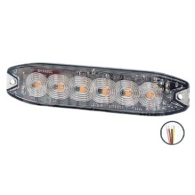 727462 Luminex 6x LED FIGYELMEZTETŐ LÁMPA borostyán, 9-33V + 0,15 M KÁBEL   727462 Luminex 6x LED FIGYELMEZTETŐ LÁMPA borostyán, 9-33V + 0,15 M KÁBEL