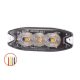 727473 Luminex 3x LED FIGYELMEZTETŐ LÁMPA borostyán, 12-24V + 0,15 M KÁBEL