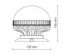 727475 Luminex LED sárga villogó, 12-24V