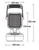 728272 Luminex LED töltős Munkalámpa, ADR-hez megfelelő - 650 Lumen, 9-33V