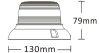 729900 Luminex LED sárga villogó, 12-24V