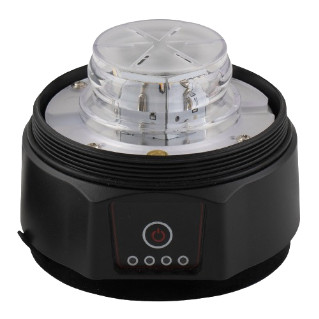 729911 Luminex LED sárga villogó, mágneses, újratölthető, 9-33V