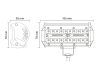 729927 Luminex LED Munkalámpa kombo - 3600 Lumen, 9-32V + 0,25 m kábel