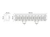 729929 Luminex LED Munkalámpa kombo - 9000 Lumen, 9-32V + 0,25 m kábel