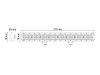 729930 Luminex LED Munkalámpa kombo - 14400 Lumen, 9-32V + 0,25 m kábel