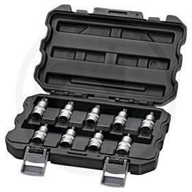7301006 GRANIT BLACK EDITION 1/2" torx bitdugókulcskészlet - 9 részes   7301006 GRANIT BLACK EDITION 1/2" torx bitdugókulcskészlet - 9 részes