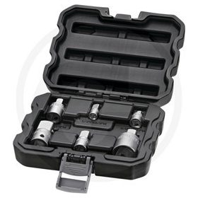 7301007 GRANIT BLACK EDITION 1/4"+3/8"+1/2" adapterkészlet - 6 részes   7301007 GRANIT BLACK EDITION 1/4"+3/8"+1/2" adapterkészlet - 6 részes