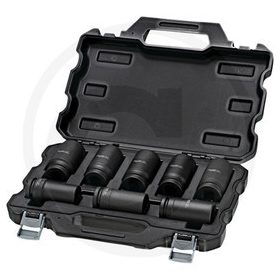 7301009 GRANIT BLACK EDITION 3/4" hatszög gépi dugókulcskészlet - 8 részes   7301009 GRANIT BLACK EDITION 3/4" hatszög gépi dugókulcskészlet - 8 részes