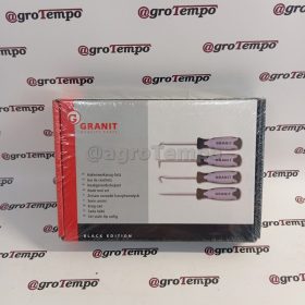 7301495 GRANIT BLACK EDITION Tömítéskiszedő készlet 4 részes   7301495 GRANIT BLACK EDITION Tömítéskiszedő készlet 4 részes