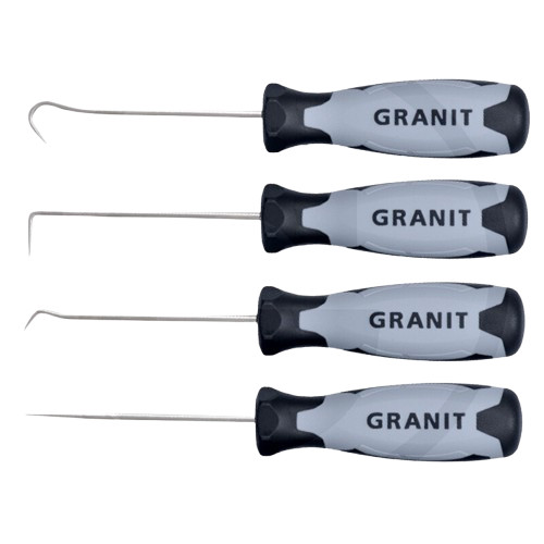 7301495 GRANIT BLACK EDITION Tömítéskiszedő készlet 4 részes