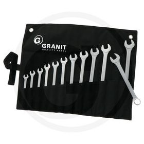 7304001 GRANIT BLACK EDITION Csillag-villás kulcskészlet - 11 részes, colos méretezésű   7304001 GRANIT BLACK EDITION Csillag-villás kulcskészlet - 11 részes, colos méretezésű
