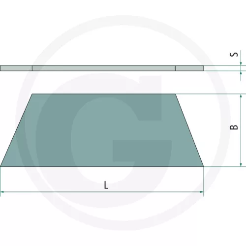 7889072206 KS TOOLS trapézpenge – 19 × 53 mm, 10 db