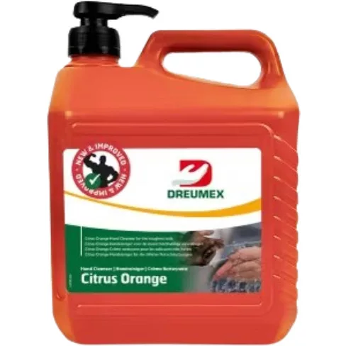 90337801002 DREUMEX Kéztisztító, Citrus Orange, 3,8 l