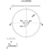 974399N Kramp Lapos tárcsalap 400 x 4,0 mm