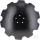 HD610598 GoPart Csipkés boronatárcsa 610x5 mm, 5-furatos