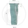 ID-120-04C Lechler ID3 120° kerámia légbeszívásos fúvóka