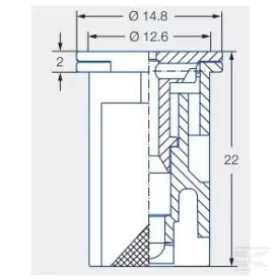   IDKS80015POM Lechler Levegőbefecskendező fúvóka IDKS 80° 015 zöld műanyag
