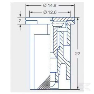 IDKS80015POM Lechler Levegőbefecskendező fúvóka IDKS 80° 015 zöld műanyag