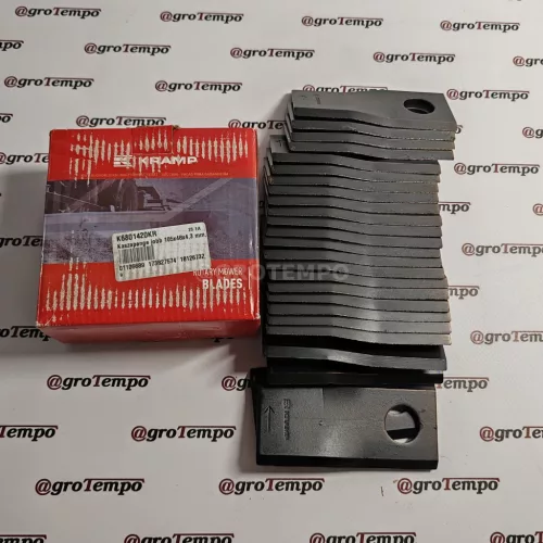 K6801410KR Kramp Kaszapenge bal 105x48x4,3 mm, Ø20 mm-es furat, Kuhnhoz, 25-ös csomag