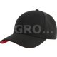 KW10900102 Baseball sapka, piros szegélyű domború silttel