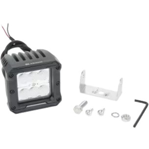 LA10092 KRAMP LED-es munkalámpa, 18 W, 1620 lm, négyzet, 10-30 V, 81x76x78 mm, fényvető