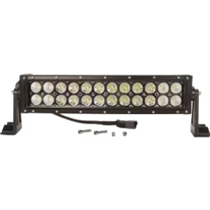 LA10308 KRAMP LED-es munka-fényhíd, 72 W, 6120 lm, téglalap, 12/24 V, fehér, 351,6x79,5 mm, Deutsch csatlakozós, kombinált, íves, 24 LED-es