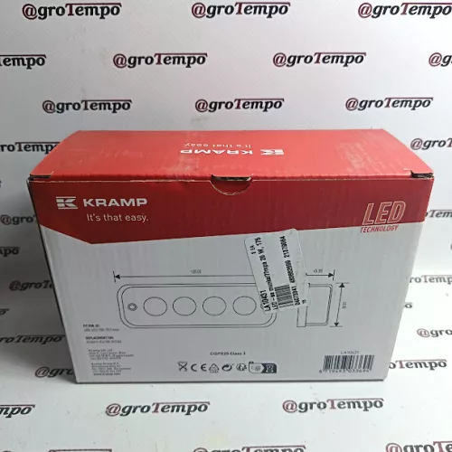LA10431 KRAMP LED-es munkalámpa 20 W, 1750 lm, téglalap