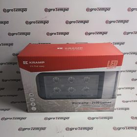   LA10512 KRAMP 6 LED-es munkalámpa, 30 W, 2400 lm, téglalap alakú, 10/30 V, H11 csatlakozó, szórt fényű