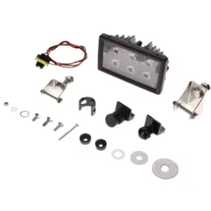 LA10512 KRAMP 6 LED-es munkalámpa, 30 W, 2400 lm, téglalap alakú, 10/30 V, H11 csatlakozó, szórt fényű
