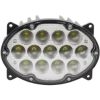 LA10559 Kramp LED-es munkalámpa, 65 W, 5200 lm, ovális, 10/30 V, 161x110x90 mm, széles sugarú, 13 LED-es, H4