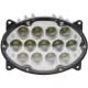 LA10559 Kramp LED-es munkalámpa, 65 W, 5200 lm, ovális, 10/30 V, 161x110x90 mm, széles sugarú, 13 LED-es, H4