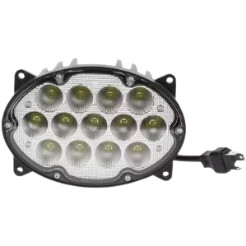 LA10559 Kramp LED-es munkalámpa, 65 W, 5200 lm, ovális, 10/30 V, 161x110x90 mm, széles sugarú, 13 LED-es, H4