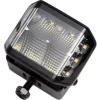 LA10613 KRAMP Munkalámpa LED, 70 W, 5060 lm, négyzet alakú, 12/24 V, fehér, 53,7x75,5x32,3 mm Deutsch dugó, Flood, 10 LE-es