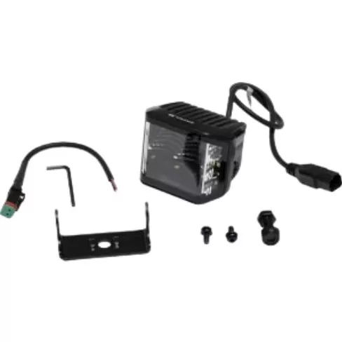 LA10613 KRAMP Munkalámpa LED, 70 W, 5060 lm, négyzet alakú, 12/24 V, fehér, 53,7x75,5x32,3 mm Deutsch dugó, Flood, 10 LE-es