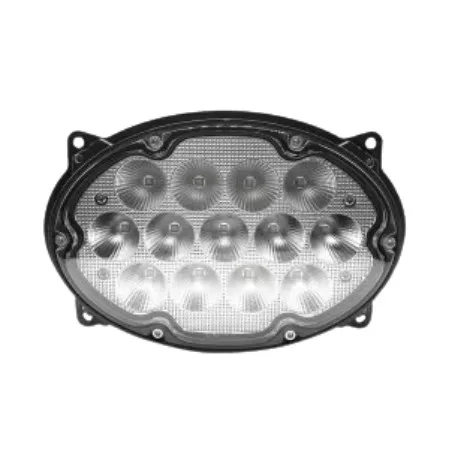 LA10642 Kramp LED munkalámpa, 65W, 7200lm, ovális, 10/30V, 180x120x90mm, H9 csatlakozó, reflektor